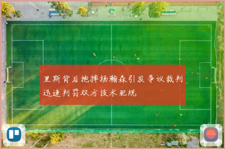 里斯背后抱摔杨瀚森引发争议裁判迅速判罚双方技术犯规